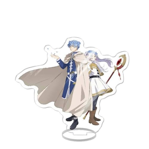 SUJEBRAN Frieren Anime Figur Acrylic Stand Frieren Hinmmel Acryl Stander Kollektionen Deko 12cm (Mehr-3) von SUJEBRAN