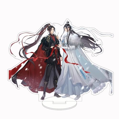 SUJEBRAN Grandmaster Demonic Cultivation Acrylic Stand Modaozushi Figur Wwuxian Lanwangji Zubehör Dekoration Anime Acrylständer Sammlung (D) von SUJEBRAN