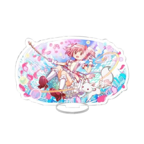 SUJEBRAN Madoka Magica Acryl Stand Anime Figur KanameMadoka Acryl Ständer Kollektionen Bungo Strays Dogs Deco 15cm (2) von SUJEBRAN