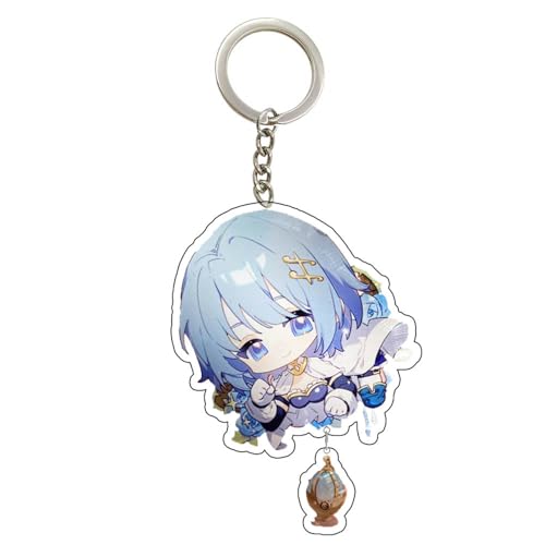 SUJEBRAN Madoka Magicas Schlüsselanhänger Anime Figur Keychain Madoka Magicas Mode Tasche Car Key Charms (4) von SUJEBRAN