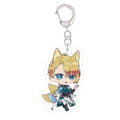 SUJEBRAN Oshi Noko Animal Thema Schlüsselanhänger Hoshino Ai Cosplay Keychain Oshi Noko Accessories Spielzeug (3) von SUJEBRAN