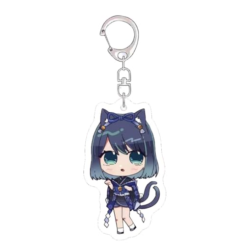 SUJEBRAN Oshi Noko Animal Thema Schlüsselanhänger Hoshino Ai Cosplay Keychain Oshi Noko Accessories Spielzeug (4) von SUJEBRAN