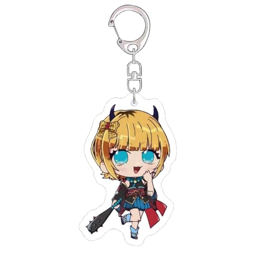 SUJEBRAN Oshi Noko Animal Thema Schlüsselanhänger Hoshino Ai Cosplay Keychain Oshi Noko Accessories Spielzeug (5) von SUJEBRAN