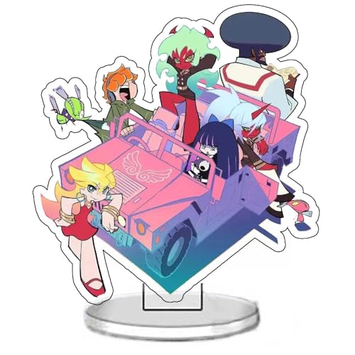 SUJEBRAN Panty&Stocking Acryl Stand Anime Figur Acryl Ständer Kollektionen Panty&Stocking Deco 15cm (1) von SUJEBRAN