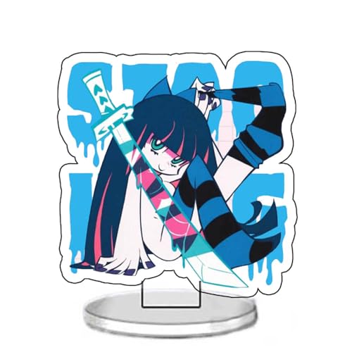 SUJEBRAN Panty&Stocking Acryl Stand Anime Figur Acryl Ständer Kollektionen Panty&Stocking Deco 15cm (5) von SUJEBRAN