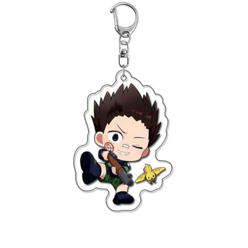 SUJEBRAN Sakamoto Day Schlüsselanhänger Sakamoto Anime Figur Keychain Kollektionen Niedliche Tasche Charms (C) von SUJEBRAN