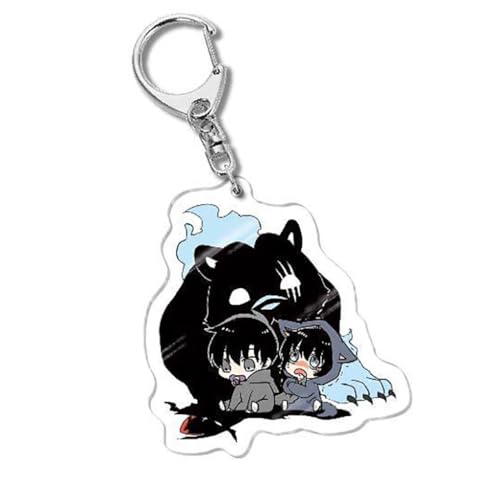 SUJEBRAN Solo Levelings Schlüsselanhänger Anime Figur Key Chain Kollektionen Niedliche Tasche Charms (6) von SUJEBRAN