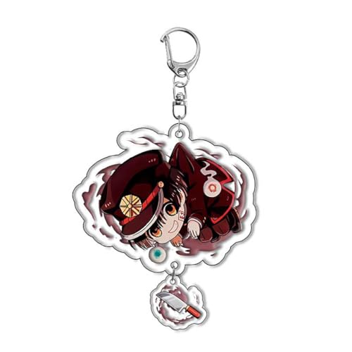 SUJEBRAN Toilet Bounds Hanako-kun Schlüsselanhänger Anime Figur Key Chain Kollektionen Niedliche Tasche Charms (2) von SUJEBRAN