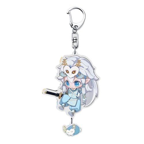 SUJEBRAN Zalelda Echoes Wisdom Schlüsselanhänger Game Figur Key Chain Kollektionen Zalelda Niedliche Tasche Charms (3) von SUJEBRAN