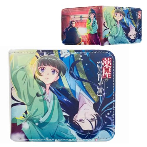 Tagebücher der Apothekerin Geldbörse PU Leder Kartenhalter Multicard Münz Geldbörse Anime Poster Brieftasche Portemonnaie von SUJEBRAN