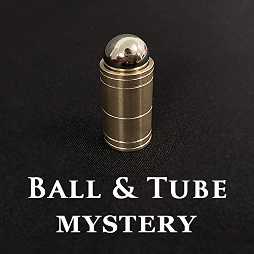 SUMAG Ball & Tube Mystery (Messing) Magic Tricks Steel Ball sinkt in Tube Magic Close Up Illusions Requisiten Gimmick Mentalism Easy von SUMAG