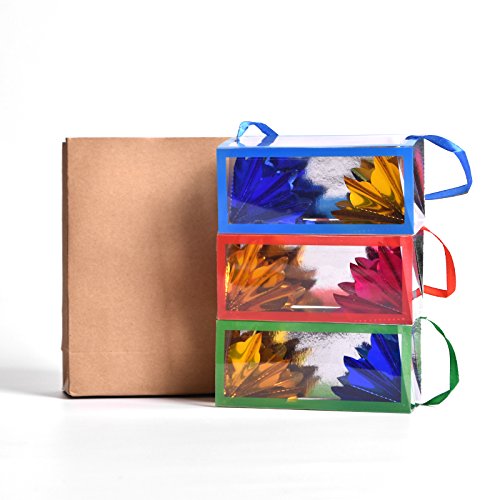 SUMAG Magietricks 1 Set bunte Papiertüte mit Blumenmotiv (27,9 x 11 x 11 cm), Blumen aus leeren Tüten Magic Tricks Bühne Gimmick Comedy (große Größe). von SUMAG