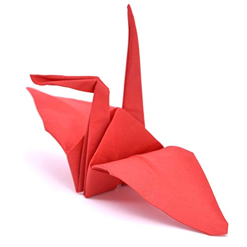 SUMAG Origamagic Magic Trick - Magisches Origami-Papier für Kinder - Schals zu Papierkranichtrick für Zauberer (Rot) von SUMAG