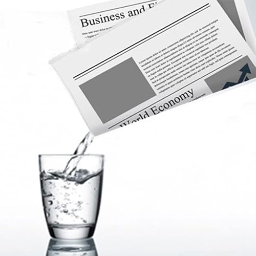 SUMAG Trinkwasser in Zeitung Zaubertricks Die Zeitung Verstecktes Wasser für Magier Lustige Magie Bühnenillusionen Gimmicks Mentalismus Requisiten von SUMAG