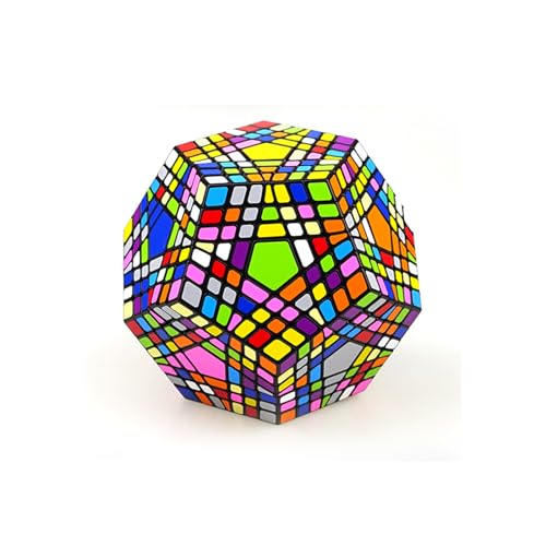 7×7,Dodekaeder Speed Cube 3D Puzzle, Megaminx Speed Cube Schwarz Aufkleber von SUNCN