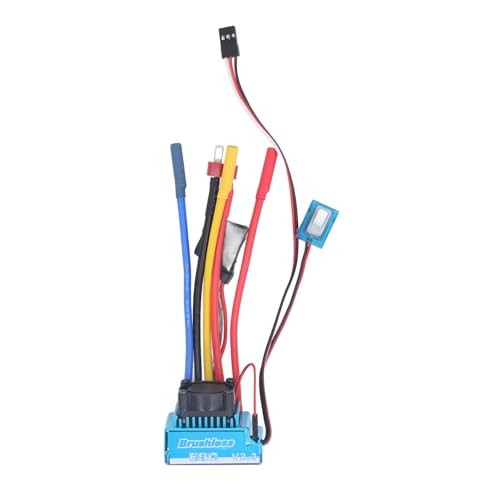 80A RC Car Brushless ESC RC Car ESC Ersatz 5,8V/3A RC Geschwindigkeitsregler Wasserdichter Elektronischer Geschwindigkeitsregler für RC Boote und Autos Zuverlässige Leistungsregelung für RC-Modelle von SUNFECILI