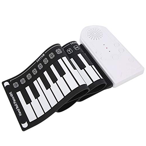 49 Tasten Tragbare, Zusammenklappbare USB-wiederaufladbare E-Piano-Tastatur für Anfängergeschenke von SUNGOOYUE