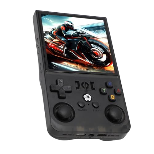 Mehrere Spiele Handheld -Spielekonsole, 4 -Zoll -IPS -Bildschirm, 60+ Emulatoren, Doppelte 3D -Joysticks, RK3326 -Chip, 4000 -mAh -Akku, ABS -Material, Kleine Speicherkarte, (64GB) von SUNGOOYUE