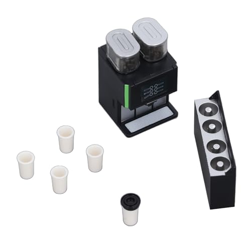 Miniatur-Kaffeemaschine-Spielzeug, Simuliertes Miniatur-Design, Exquisite Details, Langlebiges Kunststoffmaterial, Multifunktionale Puppenhaus-Dekoration mit Kompakter Größe für Miniatur-Kaffeemaschine-Spielzeug, Simuliertes Miniatur-Design, Exquisite Details, Langlebiges Kunststoffmaterial, Multifunktionale Puppenhaus-Dekoration mit Kompakter Größe für von SUNGOOYUE