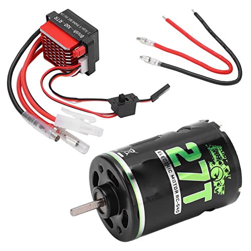 RC Brushed Motor, 540 High Torsion Low Noise Dual Mode Niederspannungsschutz Brushed Motor 360A Regler für RC SUV(27T) von SUNGOOYUE