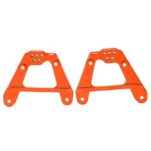 SUNGOOYUE 2 Stücke RC Auto Stoßdämpferhalterung, Aluminiumlegierung RC Auto Hintere Stoßdämpferhalterung für Axial 1/6 SCX6 RC Autozubehör(Orange) von SUNGOOYUE