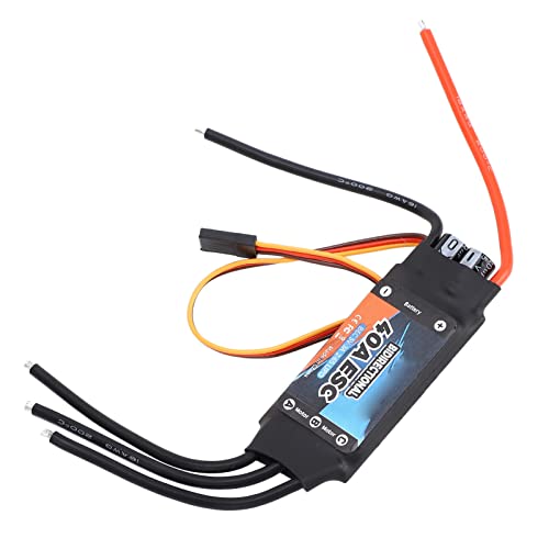 SUNGOOYUE 40A Bidirektionaler Bürstenloser ESC, 2‑6S Elektrischer Geschwindigkeitsregler für RC-Car-Boote von SUNGOOYUE