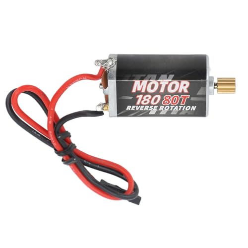 SUNGOOYUE 7,2 V 180 High Torque Brushed Motor, Eisen-Kupfer-RC-Motor-Ersatz für 1/18 RC Crawler Car (80T) von SUNGOOYUE