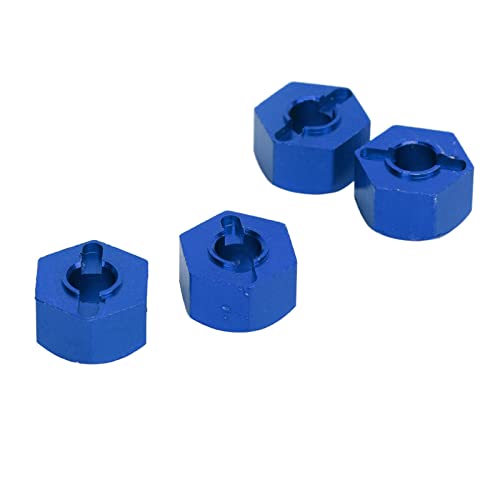 SUNGOOYUE Aluminium-Sechskant-Radnaben-Adapter-Set mit CNC-Bearbeitung für Slash 1 10 RC-Cars (Blue) von SUNGOOYUE