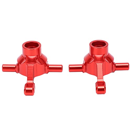 SUNGOOYUE Aluminiumlegierung Upgrade Knuckle Arms Set Langlebig für TT02 Fernbedienung Autozubehör (Rot) von SUNGOOYUE