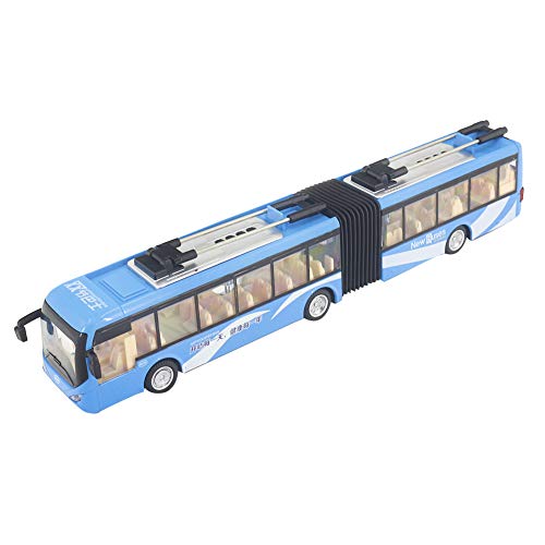 SUNGOOYUE Elektronischer Stadtbus, 1:48 CS0133 Elektronischer Stadtbus, Leichtes Auto, Lernspielzeug für, Verkehrsmodell (White) von SUNGOOYUE