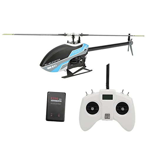 SUNGOOYUE Fly Wing FW200 6CH RC Hubschrauber GPS Bürstenloser Antrieb Direkt H1 V2 Mini Hubschrauber EU Stecker 100 240V (Blue) von SUNGOOYUE