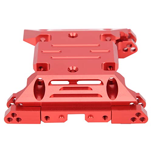 SUNGOOYUE Hochwertige Unterfahrschutzplatte aus Aluminiumlegierung für RC-Car Axial SCX10 III AXI03007 (Rot) von SUNGOOYUE