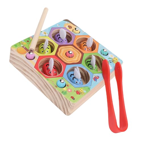 SUNGOOYUE Kleinkind Fine Motor Skills Toy, Klemme Biene Zum Bienenstock -Matching -Spiel, Farbübereinstimmendes Spiel Frühes Bildungshandwerk für Handspiele für Handspiele für Kleinkinder SUNGOOYUE Kleinkind Fine Motor Skills Toy, Klemme Biene Zum Bienenstock -Matching -Spiel, Farbübereinstimmendes Spiel Frühes Bildungshandwerk für Handspiele für Handspiele für Kleinkinder von SUNGOOYUE