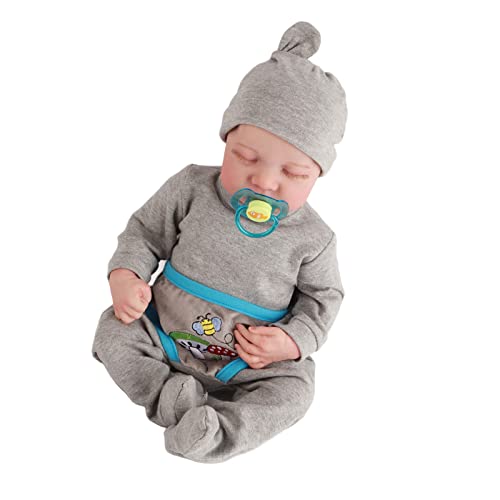 SUNGOOYUE Neugeborenes Baby Schlafend Baby Weiches Silikon Im Wirklichen Babypuppen 19 Zoll Wiedergeborenes Jungenpuppe für Puppensammler SUNGOOYUE Neugeborenes Baby Schlafend Baby Weiches Silikon Im Wirklichen Babypuppen 19 Zoll Wiedergeborenes Jungenpuppe für Puppensammler von SUNGOOYUE