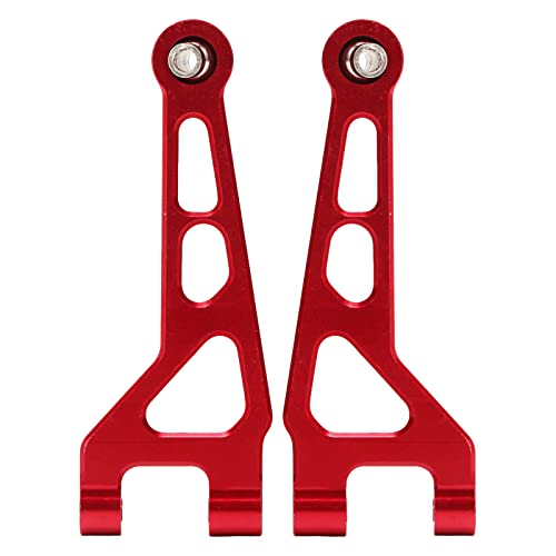 SUNGOOYUE RC Auto Vorderer Oberarm, 2 Stück Aluminium Legierung RC-Aufhängung Arm Ersatzteil für MJX 1/16 Fernbedienung Modell 16208 16210 (Rot) von SUNGOOYUE