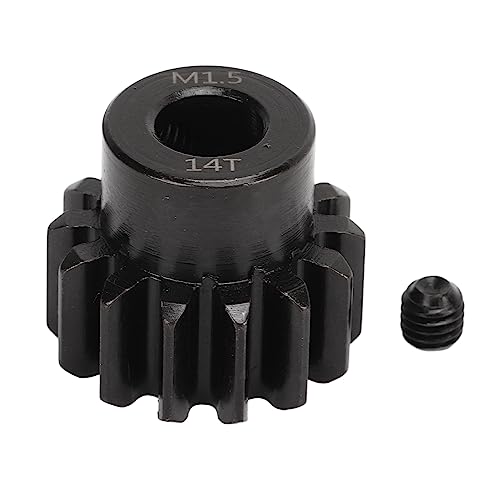 SUNGOOYUE RC Car Motor Gear Set, M1,5 8 Mm Innenloch 11T/12T/13T/14T/15T Stahl Motorritzel für 1/5 RC Car (14T) von SUNGOOYUE