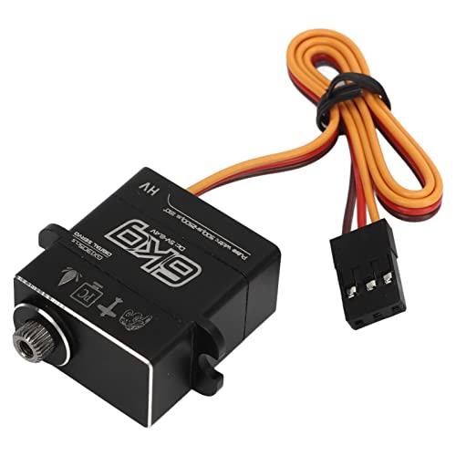 SUNGOOYUE RC-Lenkservo, 6 Kg Digitalservo, Vollmetall, Hohe Wasserdichtigkeit, Einfache Installation, Servo für AXIAL für SCX24 1/24 RC-Auto von SUNGOOYUE