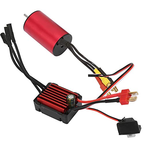 SUNGOOYUE RC Motor ESC Set, 4000KV 2440Motor Wasserdichter Bürstenloser ESC Combo Set RC Scale Electric Short Course Truck Komplette Motoren Komplette Motoren für RC Modellautos von SUNGOOYUE