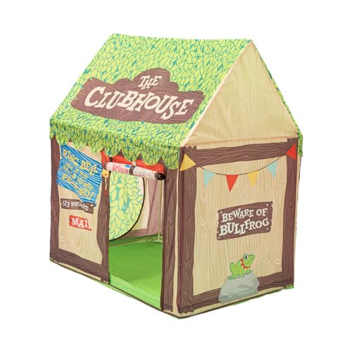 Verspieltes Kinderzelt, Kompakte Größe Home Gameroom Tent, Indoor Kids Small House Tent mit Roll -Up -Tür und Fenster, für Fantasievolle Spiele und Kreative Abenteuer von SUNGOOYUE