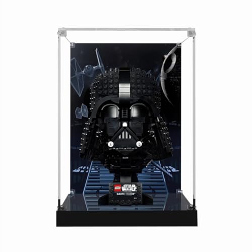 Figuren Display Box für LE-GO für 76165 75277 75305 75327 75343 75274 75350 75351 Helme Acryl staubdicht transparent Custom Display Case (kein Modell) (75304) von SUNHON