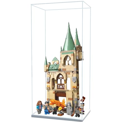 Figuren-Displaybox für LE-GO für 76413 Raum der erforderlichen Acryl, staubdicht, transparent, benutzerdefinierte Vitrine (kein Modell) (weiß + 3 mm) von SUNHON