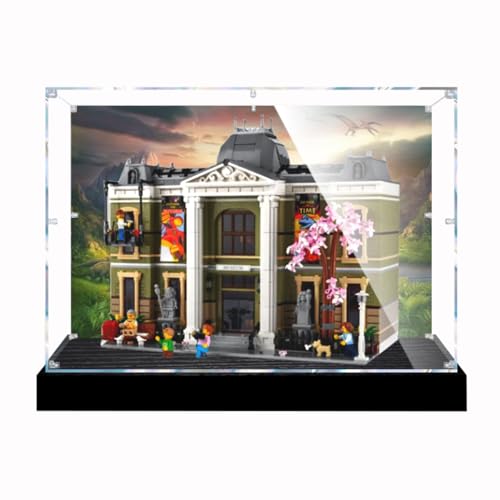 Figures Display Box for LE-GO for 10326 Naturral Histtory Museuum Acrylic Dustproof Transparent Custom Display Case (No Model) (background A) von SUNHON