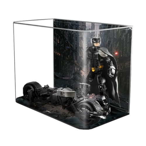 Figures Display Box for LE-GO for 76273 The B-at-Pod Bi-ke Acrylic Dustproof Transparent Custom Display Case (No Model) (One-piece (no patchwork)E) von SUNHON