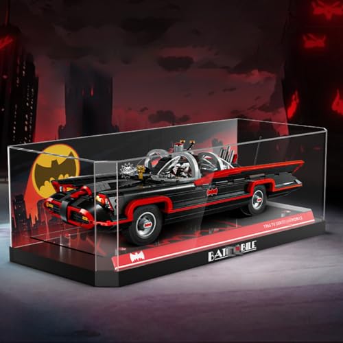 Figures Display Box for LE-GO for 76328 Batmobiile Acrylic Dustproof Transparent Custom Display Case (No Model) (One-piece (no patchwork)C) von SUNHON