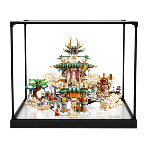 Figures Display Box for LE-GO for 80039 Heavenlly Kingdooms Acrylic Dustproof Transparent Custom Display Case (No Model) (One-piece (no patchwork)) von SUNHON