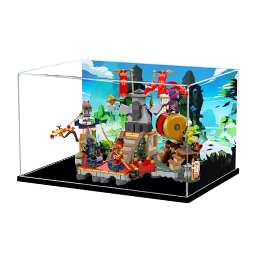 Figures Display Box for LEGO 71818 for Turniier Arrena Acrylic Dustproof Transparent Custom Display Case (No Model) (One-piece (no patchwork)) von SUNHON