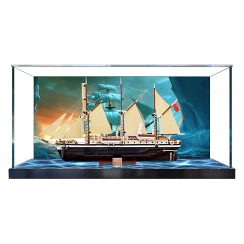 Figures Display Box für LE-GO für 10335 The Endurancce Acryl staubdicht transparent Custom Display Case (kein Modell) (Hintergrund B) von SUNHON