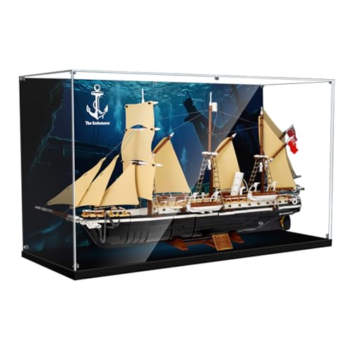 Figures Display Box für LE-GO für 10335 The Endurancce Acryl staubdicht transparent Custom Display Case (kein Modell) (Hintergrund D) von SUNHON