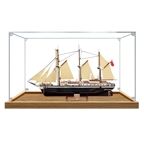 Figures Display Box für LE-GO für 10335 The Endurancce Acryl staubdicht transparent benutzerdefinierte Vitrine (kein Modell) (Holz + 2 mm) von SUNHON