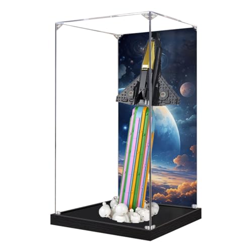 Figures Display Box für LE-GO für 10391 Cross-Month Carniival Acryl staubdicht transparent Custom Display Case (kein Modell) (Hintergrund B) von SUNHON